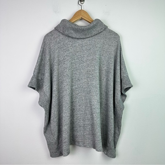 BANANA Republic Marled Cowl Neck Poncho Sweater M/L - Picture 8 of 8